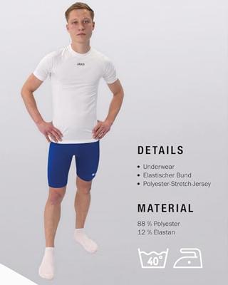 JAKO Basic 2.0 Slidingbroekje Kids Blauw Wit