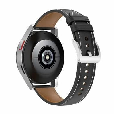 Garmin Venu / Sq / Sq2 / 2 plus - Luxe leren bandje - Zwart