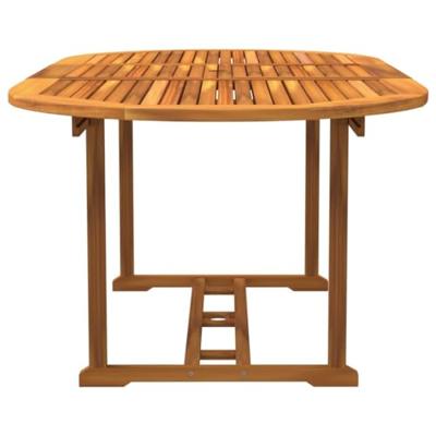 5-delige Tuinset massief acaciahout en textileen