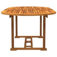 5-delige Tuinset massief acaciahout en textileen - thumbnail