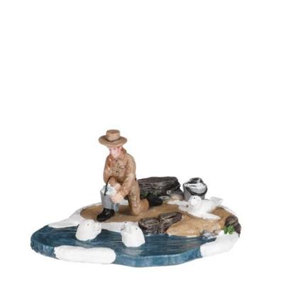 Feeding time seals l12xb8,5xh6cm Kerst Luville - Luville