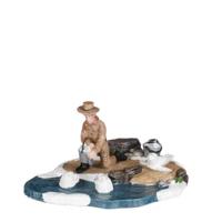 Feeding time seals l12xb8,5xh6cm Kerst Luville - Luville - thumbnail