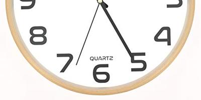 Wandklok Unilux Baltic hout wit Wandklok Unilux Baltic hout wit