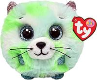 TY Beanie Balls Knuffel Kat Evie 10 cm - thumbnail