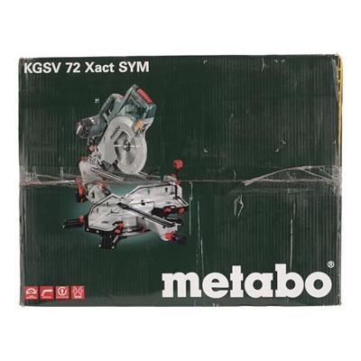 Metabo KGSV 72 Xact SYM Afkortzaag | 1800w | Trekfunctie - 612216000 Metabo KGSV 72 Xact SYM Afkortzaag | 1800w | Trekfunctie - 612216000