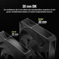 Corsair RS140 MAX Computer behuizing Ventilator 14 cm Zwart 2 stuk(s) - thumbnail