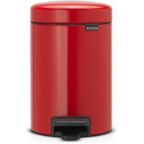 Brabantia 112140 vuilnisbak 3 l Rond Rood