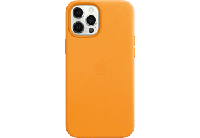 Apple Leather MagSafe Case iPhone 12 Pro Max California Poppy - thumbnail