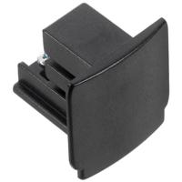 Spanningsrail Eindkap - Pragmi VYRO - 3 Fase - Zwart - thumbnail