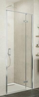 Ben Meteora draaideur rechts incl. antikalk 120x200 chroom