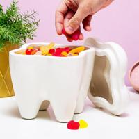 Sweet Tooth snoeptrommel - Wit - thumbnail