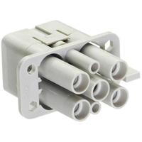 HARTING 09120063141 Businzetstuk Han® Q 4 + 2 + PE Crimpen 1 stuk(s) Piece - thumbnail