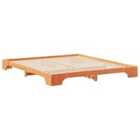 Bedframe Bruin 180 x 210 cm Massief grenenhout - thumbnail