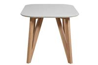 Artistiq Ovale Eettafel 'Ravi' 120 x 80cm, kleur Grijs - thumbnail