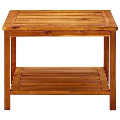 Salontafel 60x60x45 cm massief acaciahout Salontafel 60x60x45 cm massief acaciahout