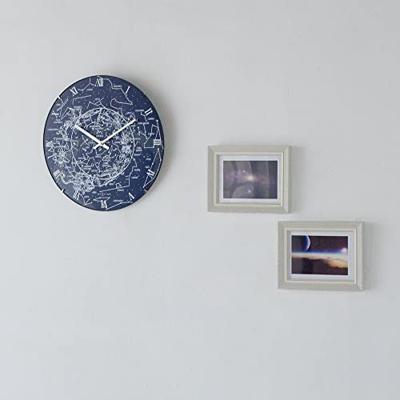 NeXtime ne-3165 wandklok dia. 35 cm, bol glas, 'milky way dome'