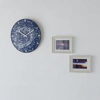 NeXtime ne-3165 wandklok dia. 35 cm, bol glas, 'milky way dome' - thumbnail