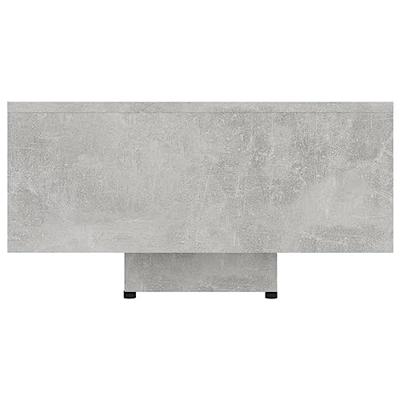 Salontafel 85x55x31 cm spaanplaat betongrijs
