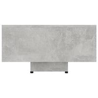 Salontafel 85x55x31 cm spaanplaat betongrijs - thumbnail