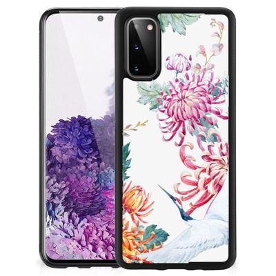 Samsung Galaxy S20 Back Cover Bird Flowers Samsung Galaxy S20 Back Cover Bird Flowers