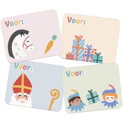Folat BV Cadeau naamstickers sint en pieten, 50st.