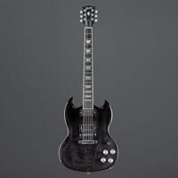 Gibson Modern Collection SG Modern Trans Black Fade elektrische gitaar met koffer - thumbnail