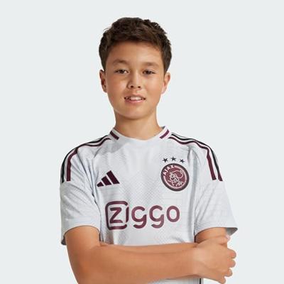 Ajax Shirt 3rd Junior 2024/2025 - Maat 128 - Kleur: RoodGrijs | Soccerfanshop