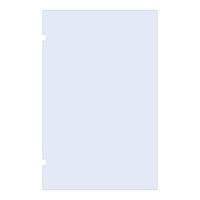BRAUER Wand 140 helder glas enkelzijdige uitsparingen - thumbnail