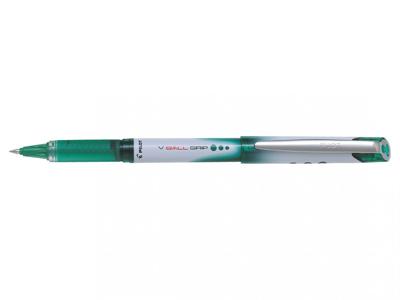 Pilot V Ball grip rollerball pen, 0,5 mm fijne tip bal met groene inkt en 0,3 mm lijnbreedte, (EACH)