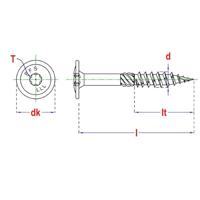 pgb-Europe PFS+ | PFS flenskophoutschroef T40 Ø 8x140 A2 PFETTGA00008001403 - thumbnail