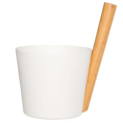 Rento Design sauna-emmer met greep - Wit Rento Design sauna-emmer met greep - Wit