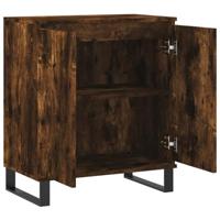 Dressoir 60x35x70 cm bewerkt hout gerookt eikenkleurig - thumbnail