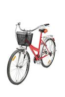 Dunlop Fietsmand - 22 liter - zwart - metaal - met haken - thumbnail