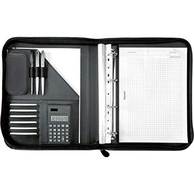 Juscha JU-30104 Conferentiemap Alassio Porto Kunstleer Finetouch A4 Zwart