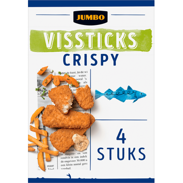 Jumbo Vissticks Crispy 4 Stuks