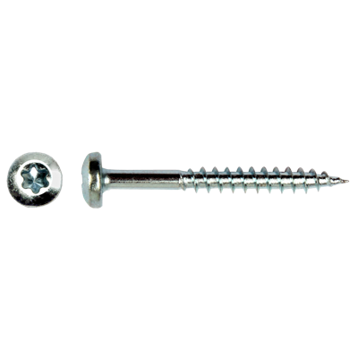 pgb-Europe PGB-FASTENERS | Universele schroef cilinderkop PH-T Ø 5,00x80 Zn TX25 - PGWCTG001005000802
