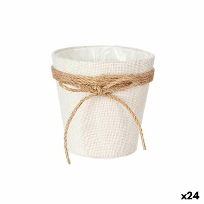 Lasso Wit Touw Plastic 14 x 12,5 x 14 cm 14 x 14 x 14 cm (24 Stuks)