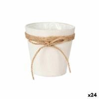 Lasso Wit Touw Plastic 14 x 12,5 x 14 cm 14 x 14 x 14 cm (24 Stuks) - thumbnail