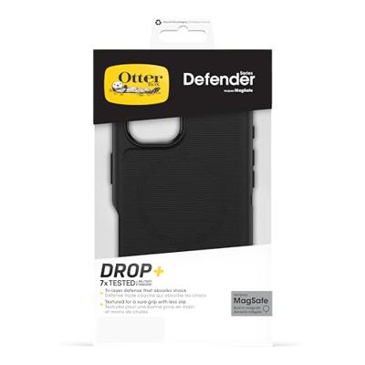 Otterbox Defender Backcover Apple iPhone 16 Zwart MagSafe compatible, Stootbestendig Otterbox Defender Backcover Apple iPhone 16 Zwart MagSafe compatible, Stootbestendig