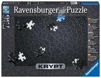 Ravensburger puzzel krypt black 736 stukjes - thumbnail