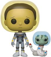 Rick and Morty Funko Pop Vinyl: Space Suit Morty with Snake - thumbnail
