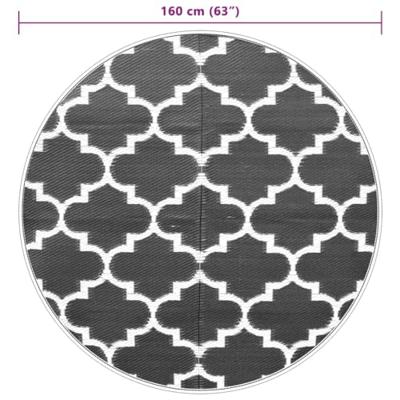 Buitenkleed ARAKIL 160 cm polypropeen blauw