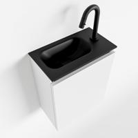 MONDIAZ TURE 40cm toiletmeubel talc. EDEN wastafel urban links 1 kraangat - thumbnail