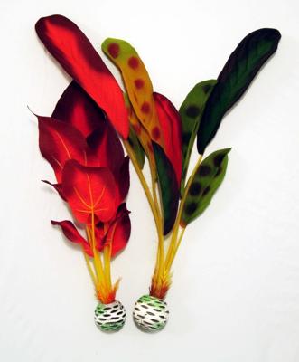 BiOrb zijden aquarium planten groot groen & rood aquarium decoratie