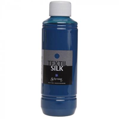 Schjerning Zijdeverf es silk, turquoise, 250 ml/ 1 fles