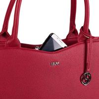 Socha Business bag Midi, 13.3" laptop bag for women -Cherry Red - thumbnail