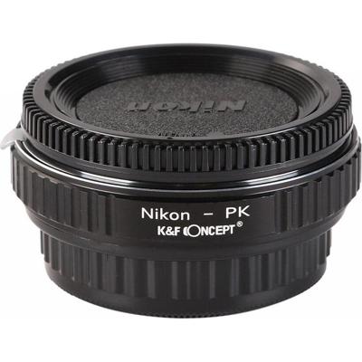 K&F Lens Adapter Nikon F - Pentax K (met glas)