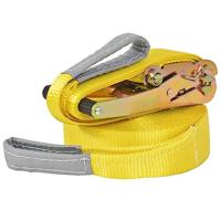 VidaXL Slackline 15 m x 50 mm 150 kg geel - thumbnail