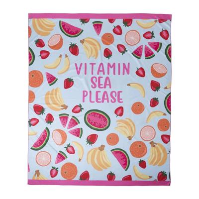 Strandlaken vitamin sea please - multikleur - 165x200 cm