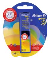 Pelikan Griffix potloodstiften, 2 mm, HB, blister van 2 doosjes van 3 stuks - thumbnail